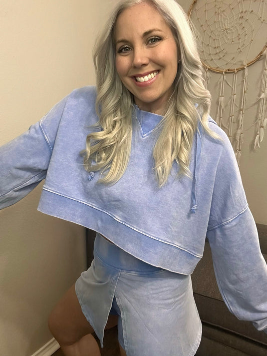 Kimberly Lavender Blue Skort Set