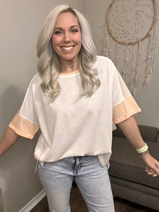 Tori Color Block Short Sleeve