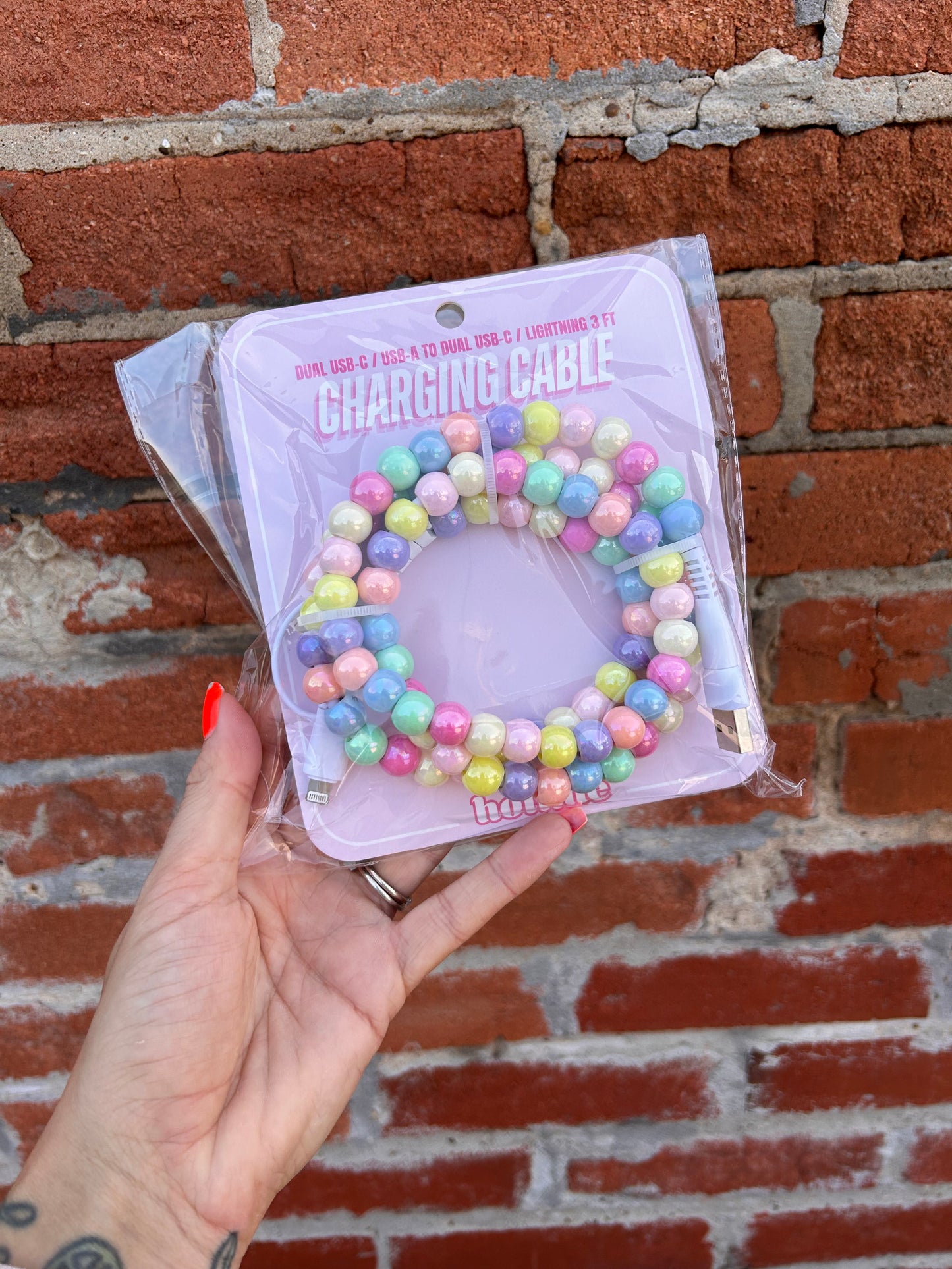 Beaded Charging Cable