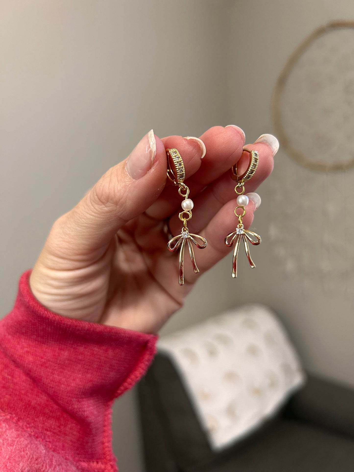Demure Bow Earrings