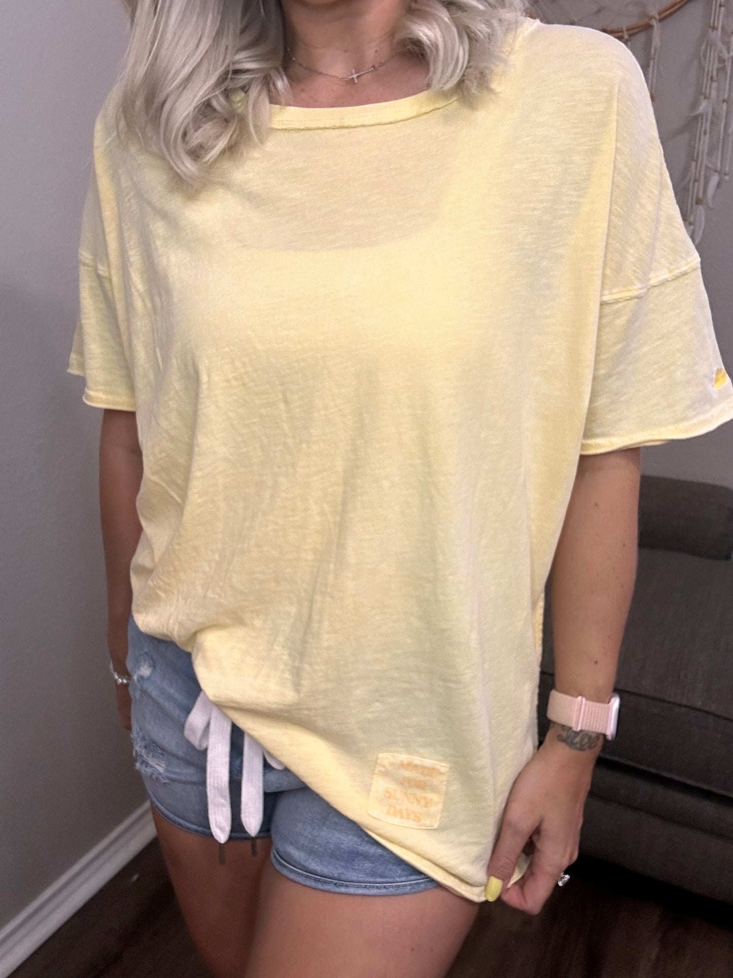 Made for Sunny Days- Mineral Wash Tee