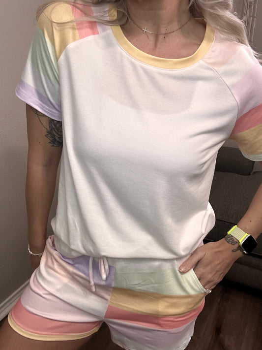Rainbow Bright Short Set
