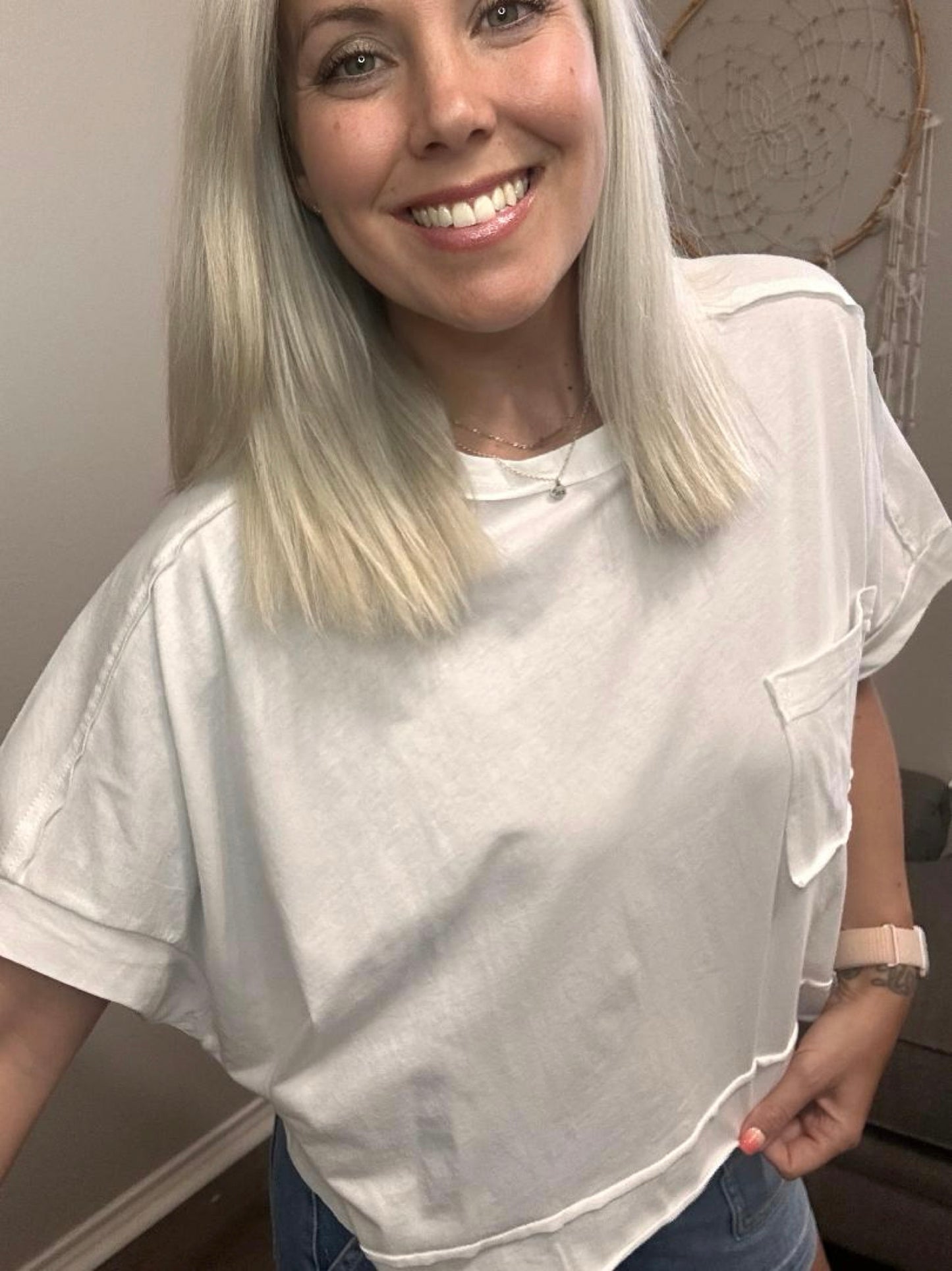 Boxy Pocketed Tee