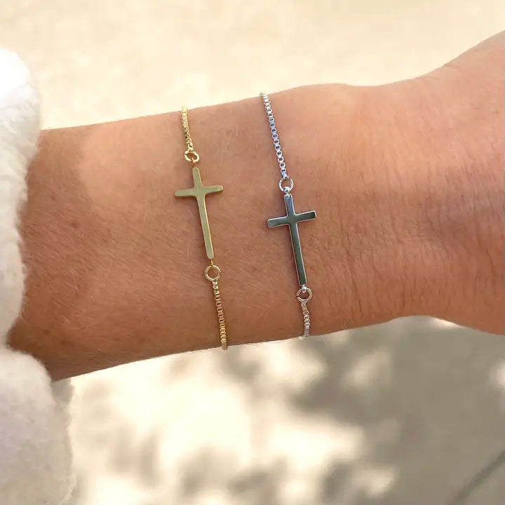 Cross Slider Bracelets by Nikki Smith