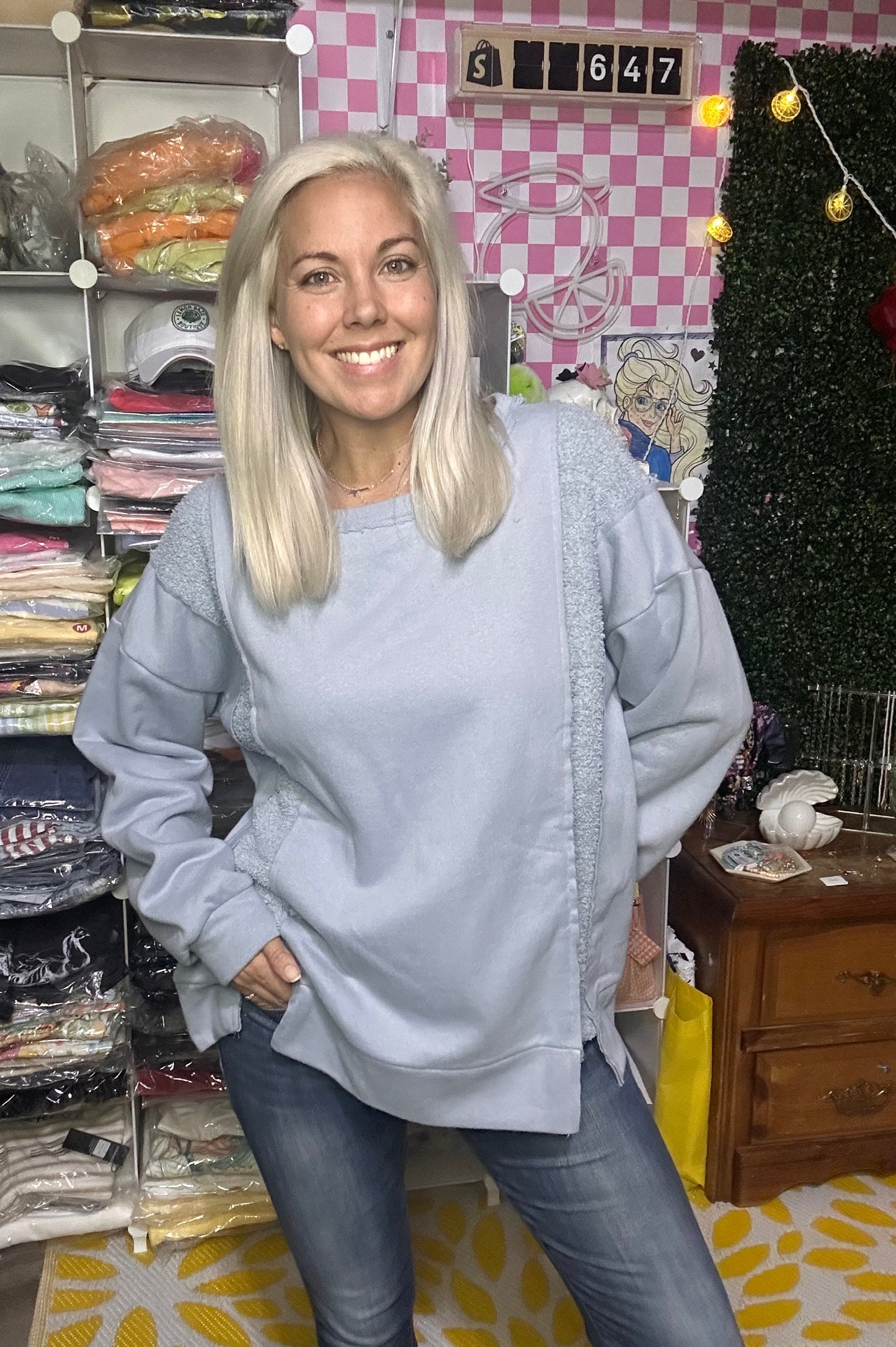 Harbor Mist Pullover