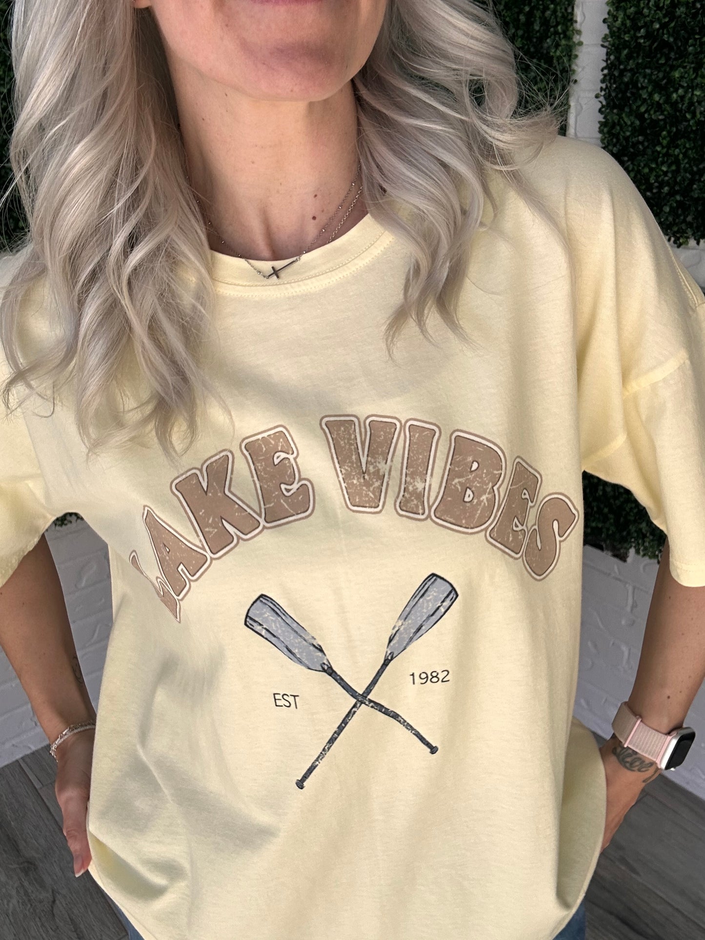 Lake Vibes Short Sleeve Graphic Tee