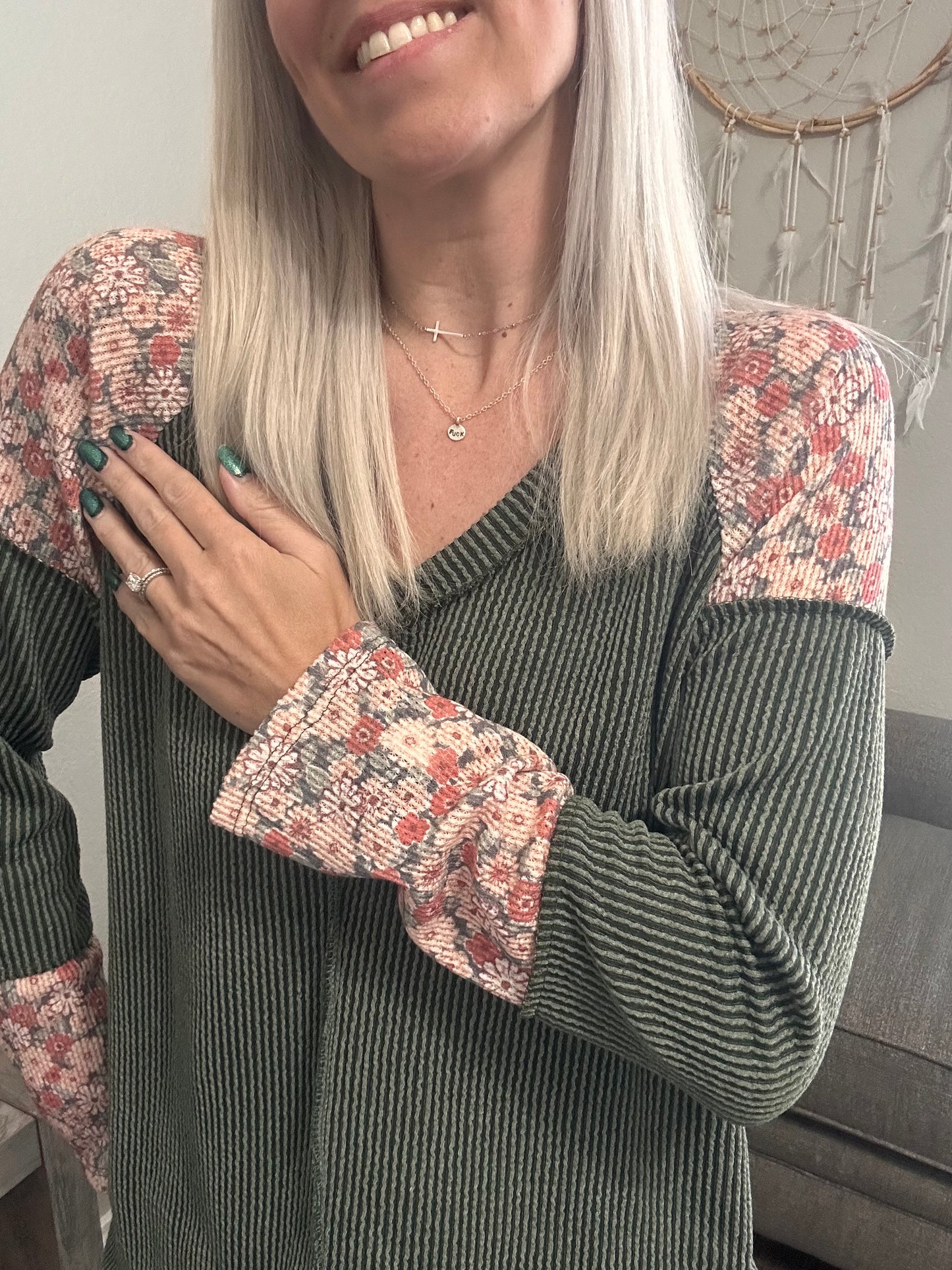 Wildflower Ridge Ribbed Long Sleeve