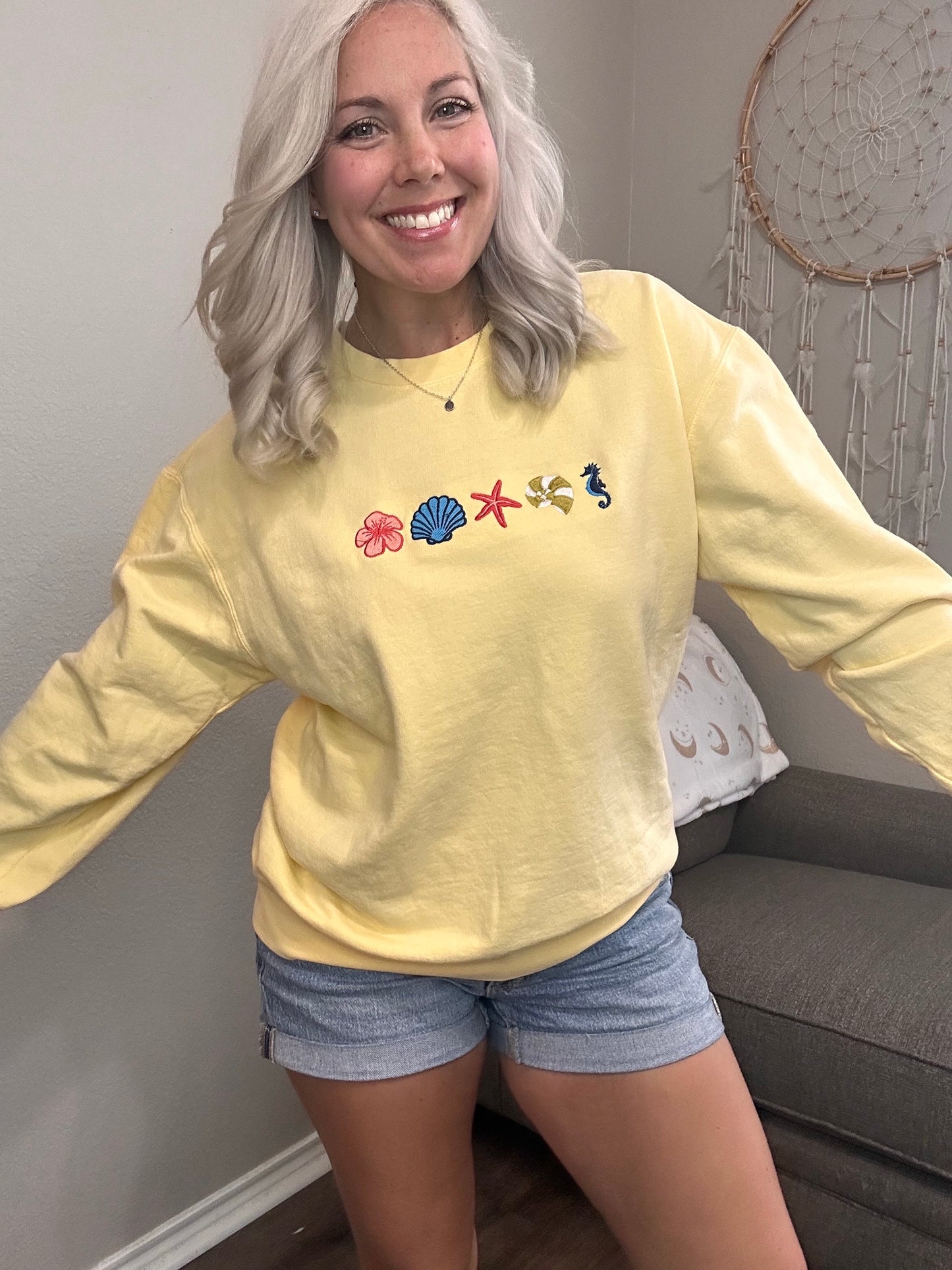 Seaside Whispers Pullover