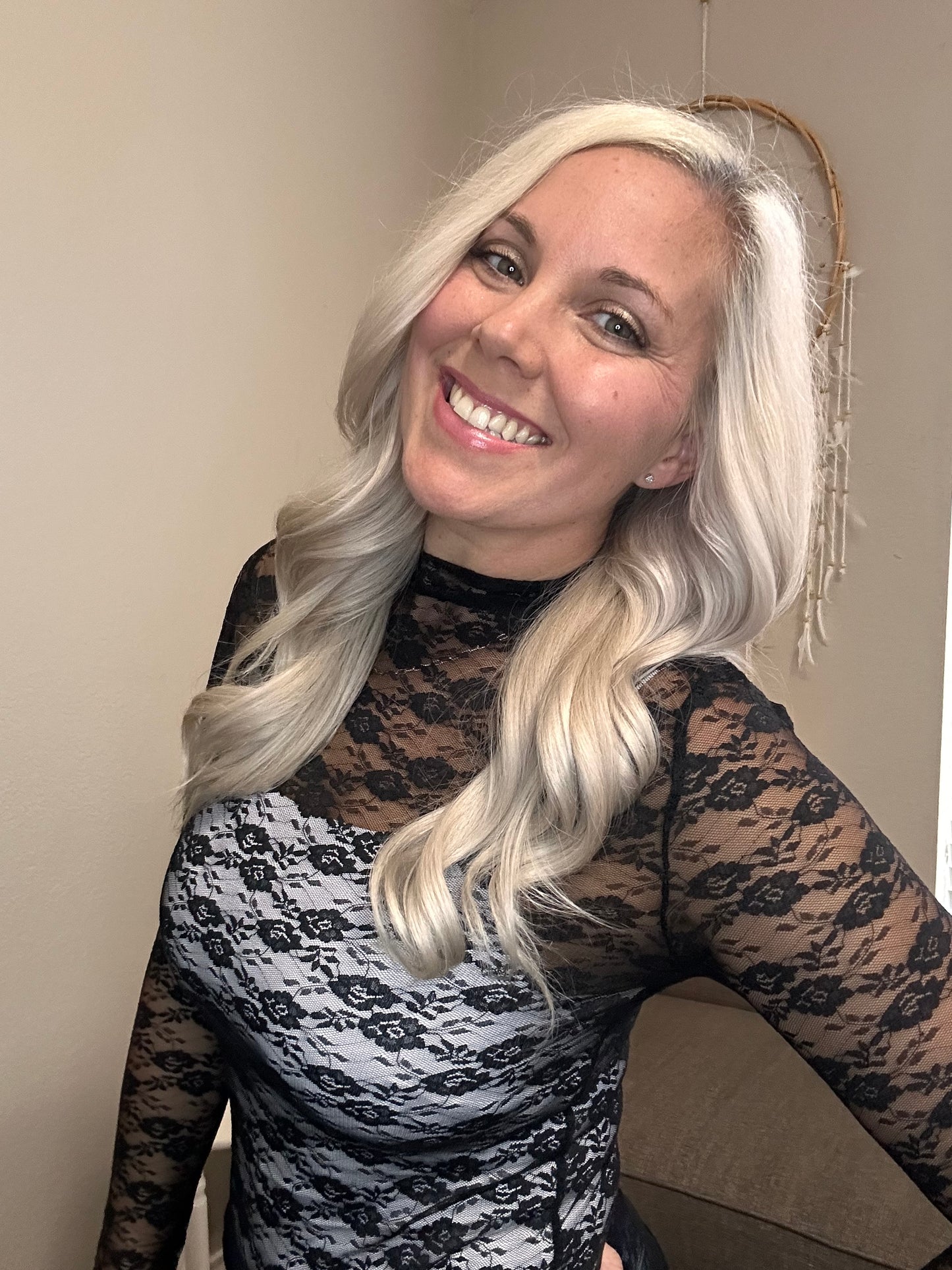 Floral Lace Long Sleeve Top