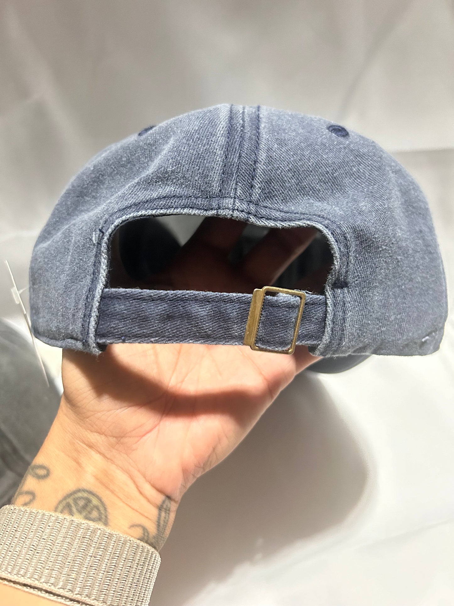 Mama Printed Acid Washed Baseball Cap