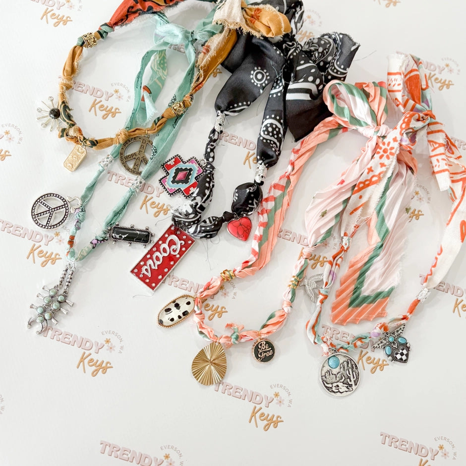 Bandana Charm Necklace