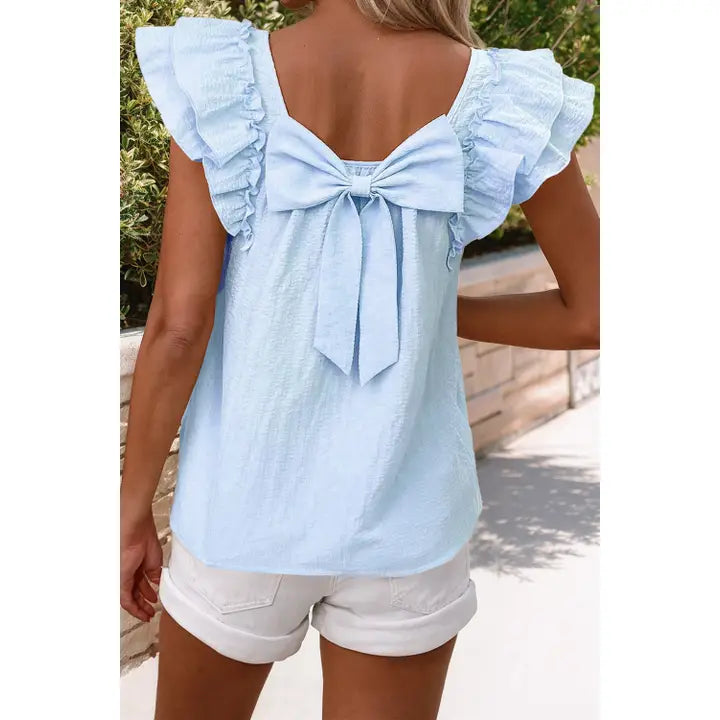 Ruffles and Bow Top