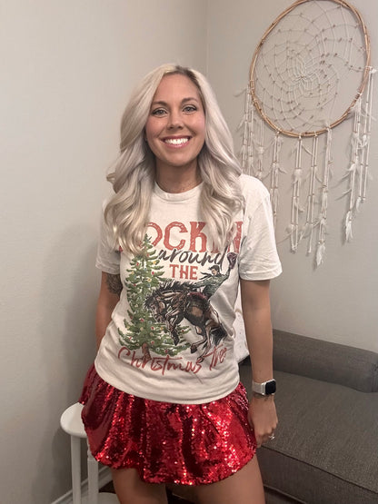 Rockin Around Christmas Graphic Tee