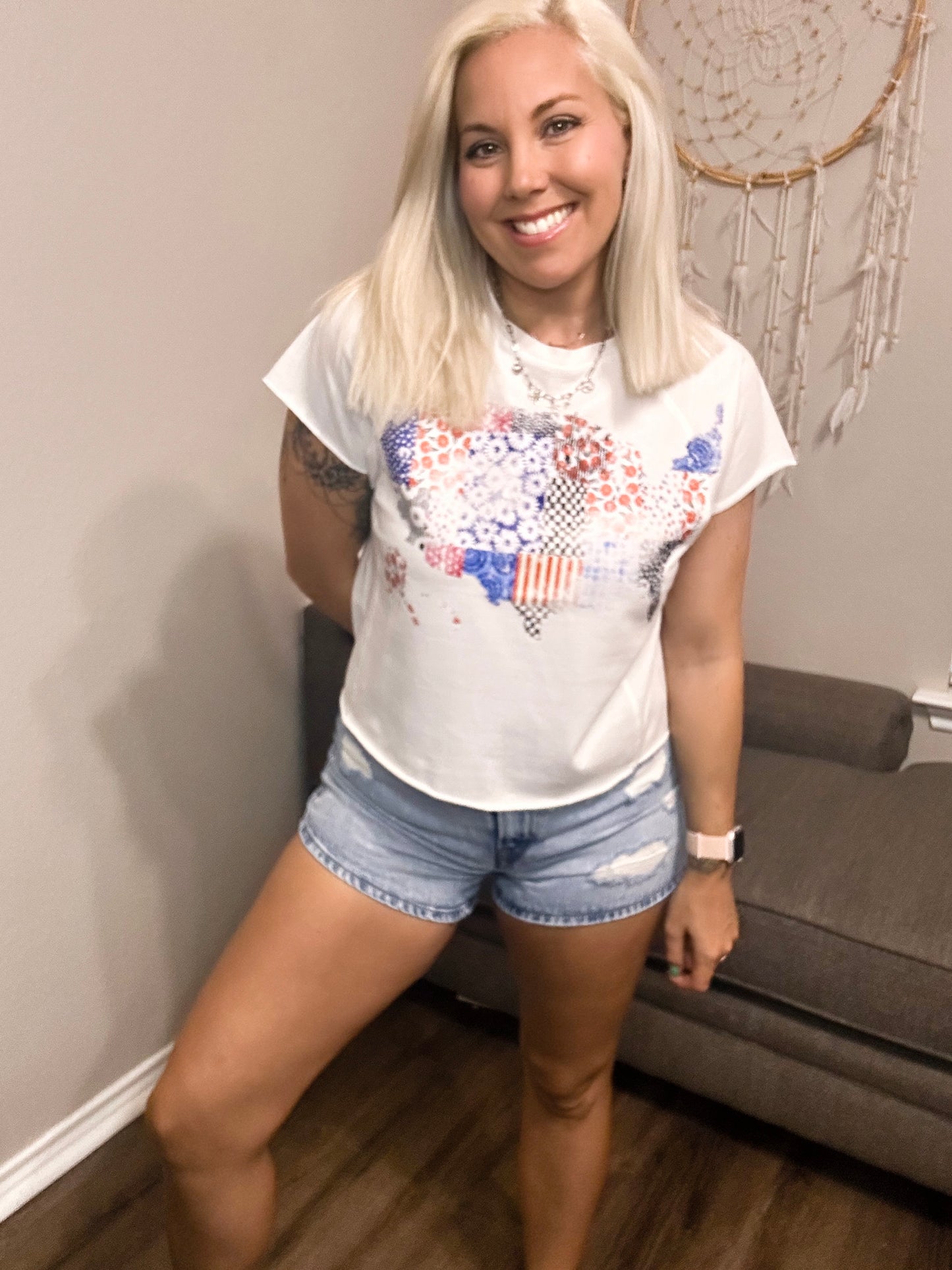 United States Edgy Tee