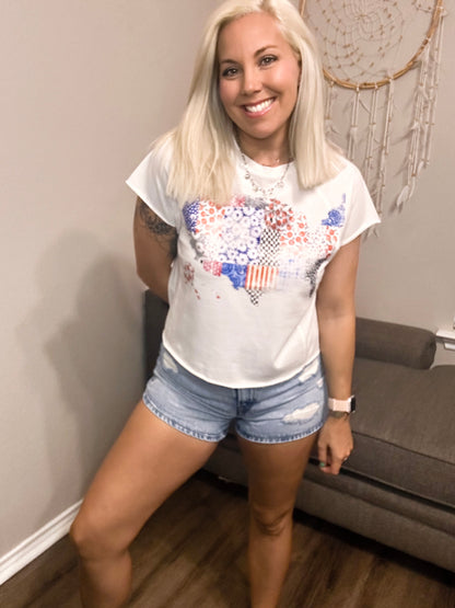 United States Edgy Tee