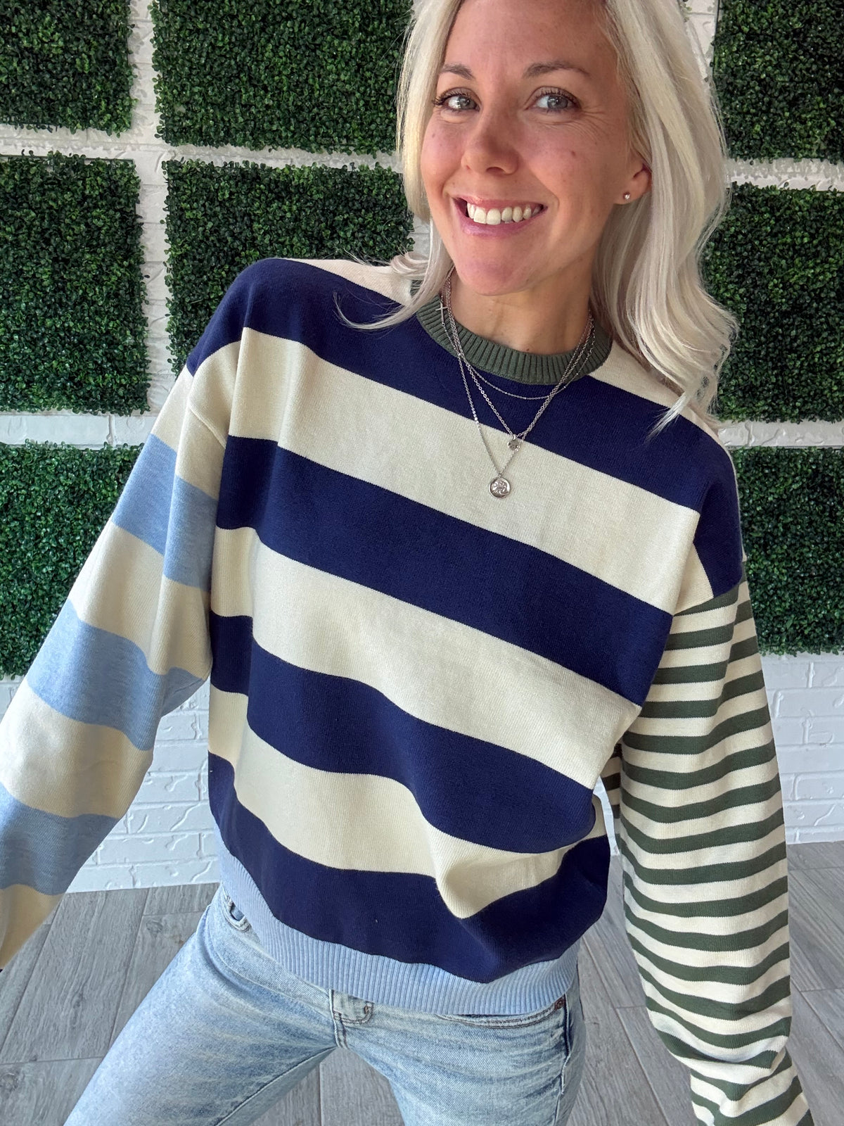 Trista Striped Sweater