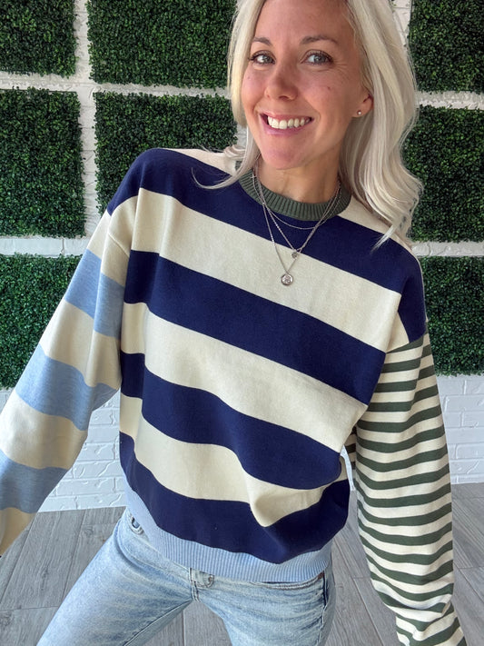 Trista Striped Sweater