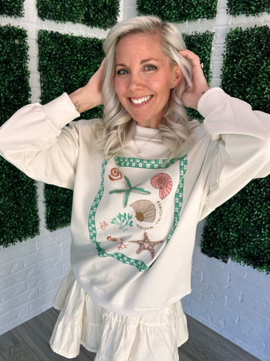 Tidepool Treasures Pullover