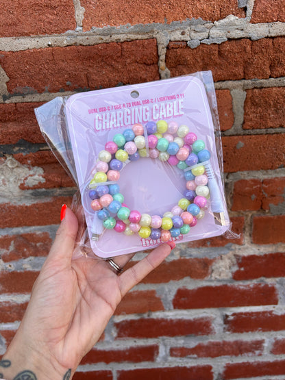 Beaded Charging Cable