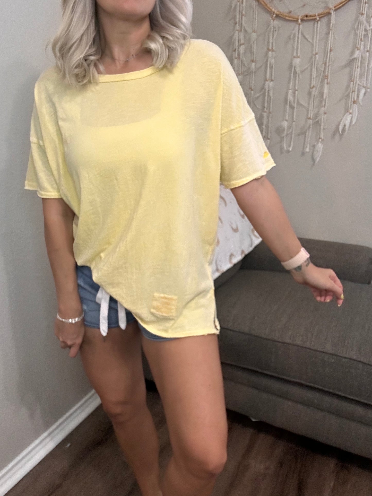 Made for Sunny Days- Mineral Wash Tee