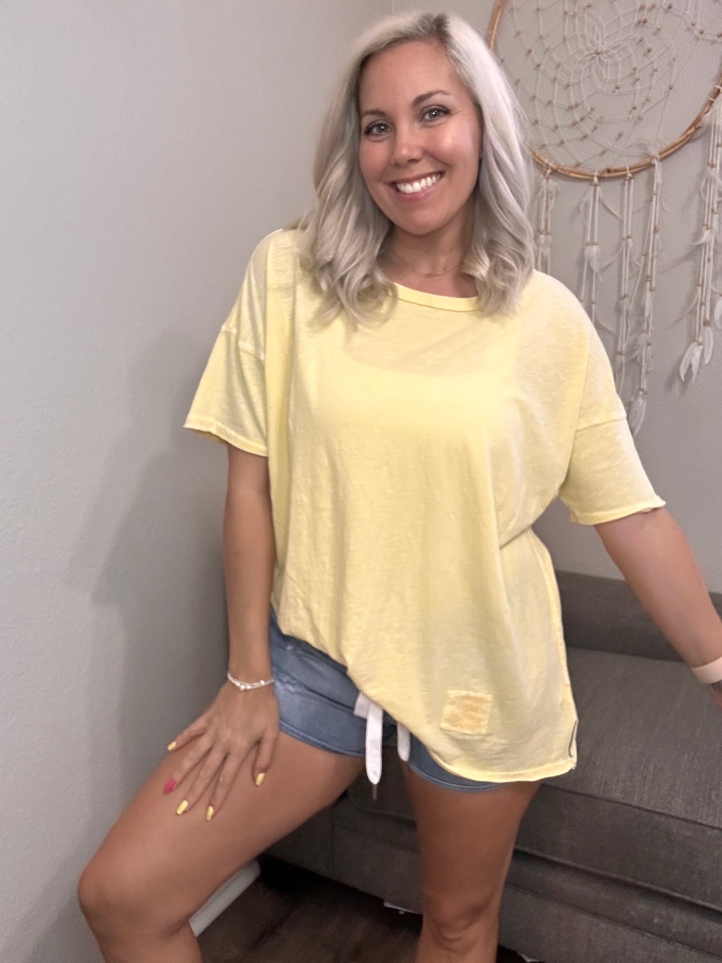 Made for Sunny Days- Mineral Wash Tee