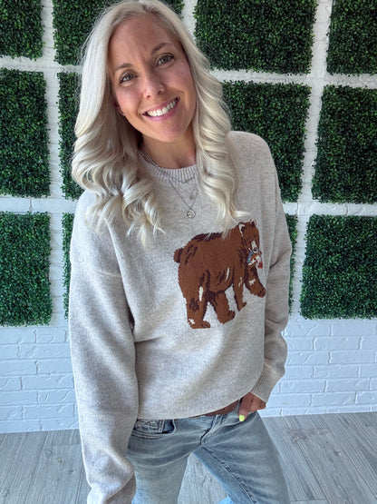 Bear Gone Fishin’ Sweater