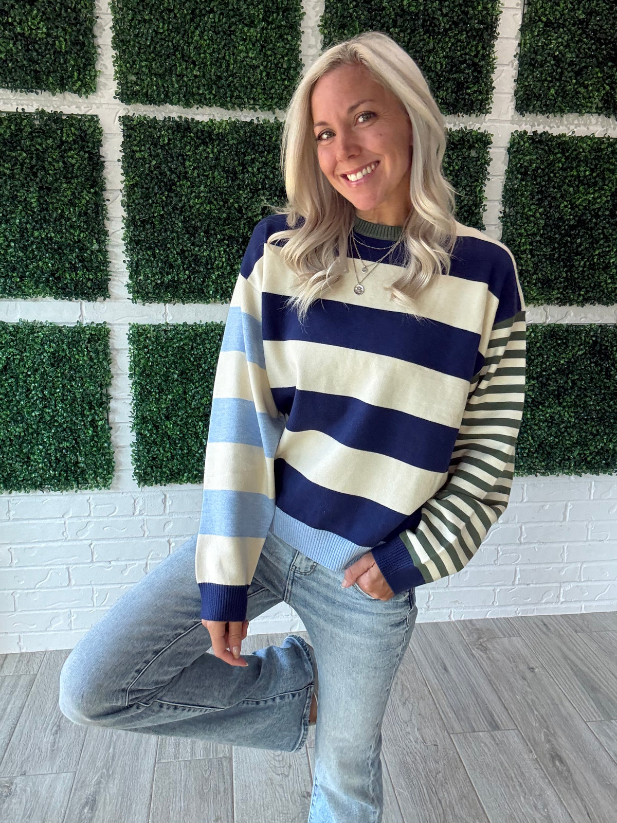 Trista Striped Sweater