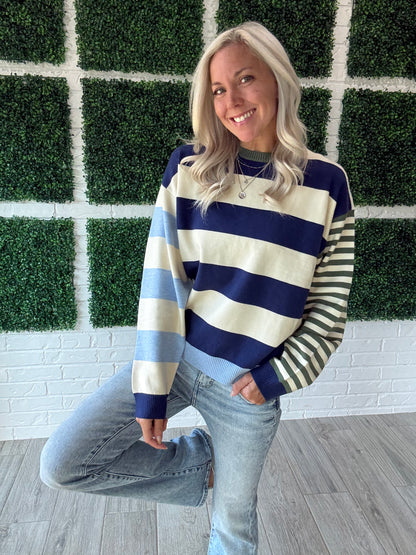 Trista Striped Sweater