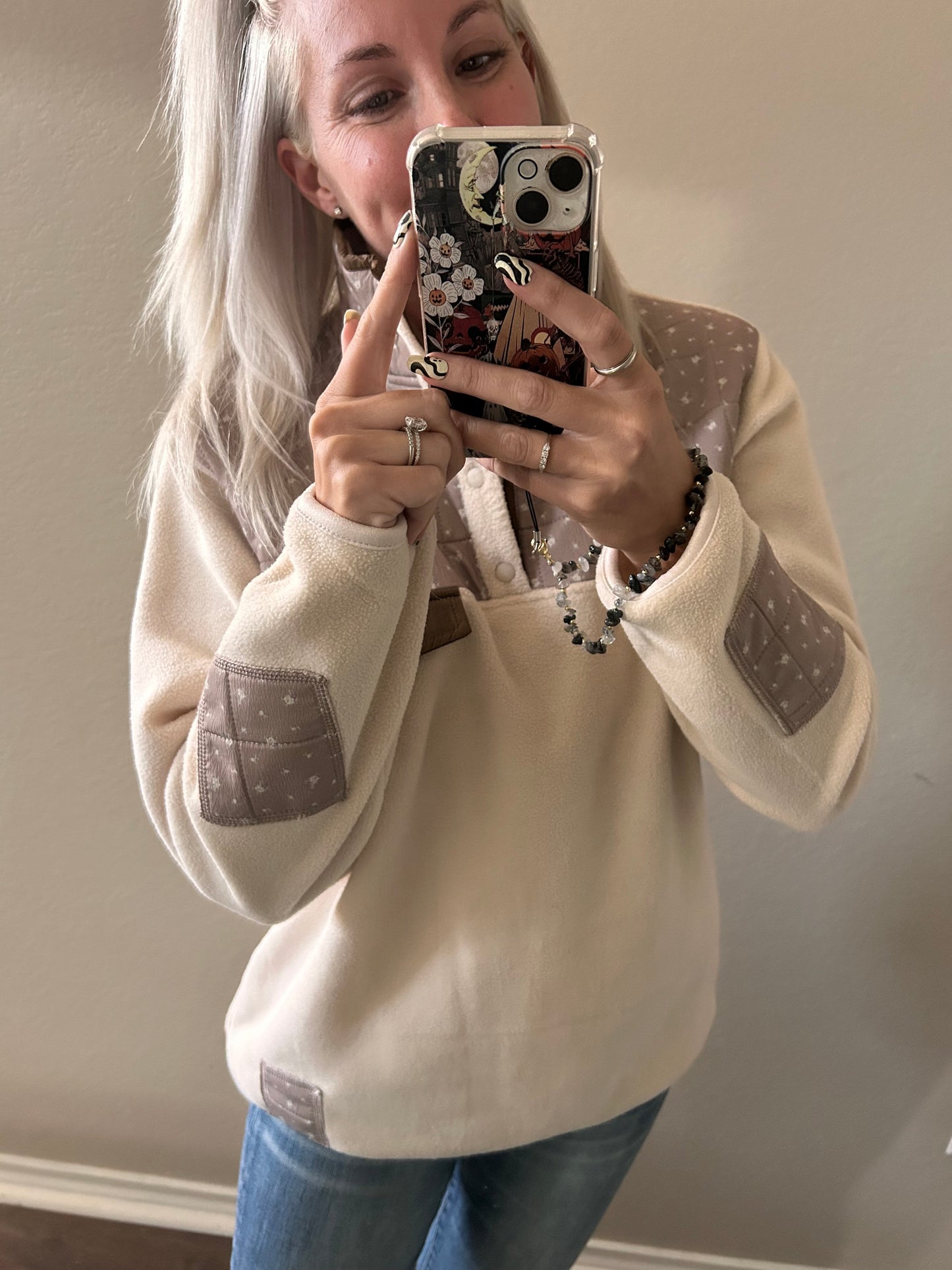 Cinnamon Petals Henley