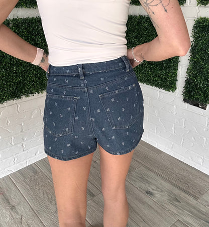 Flora Denim Skort