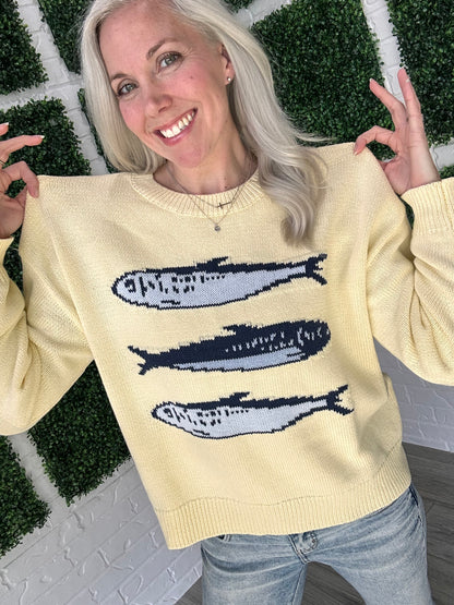 Golden Catch Sweater