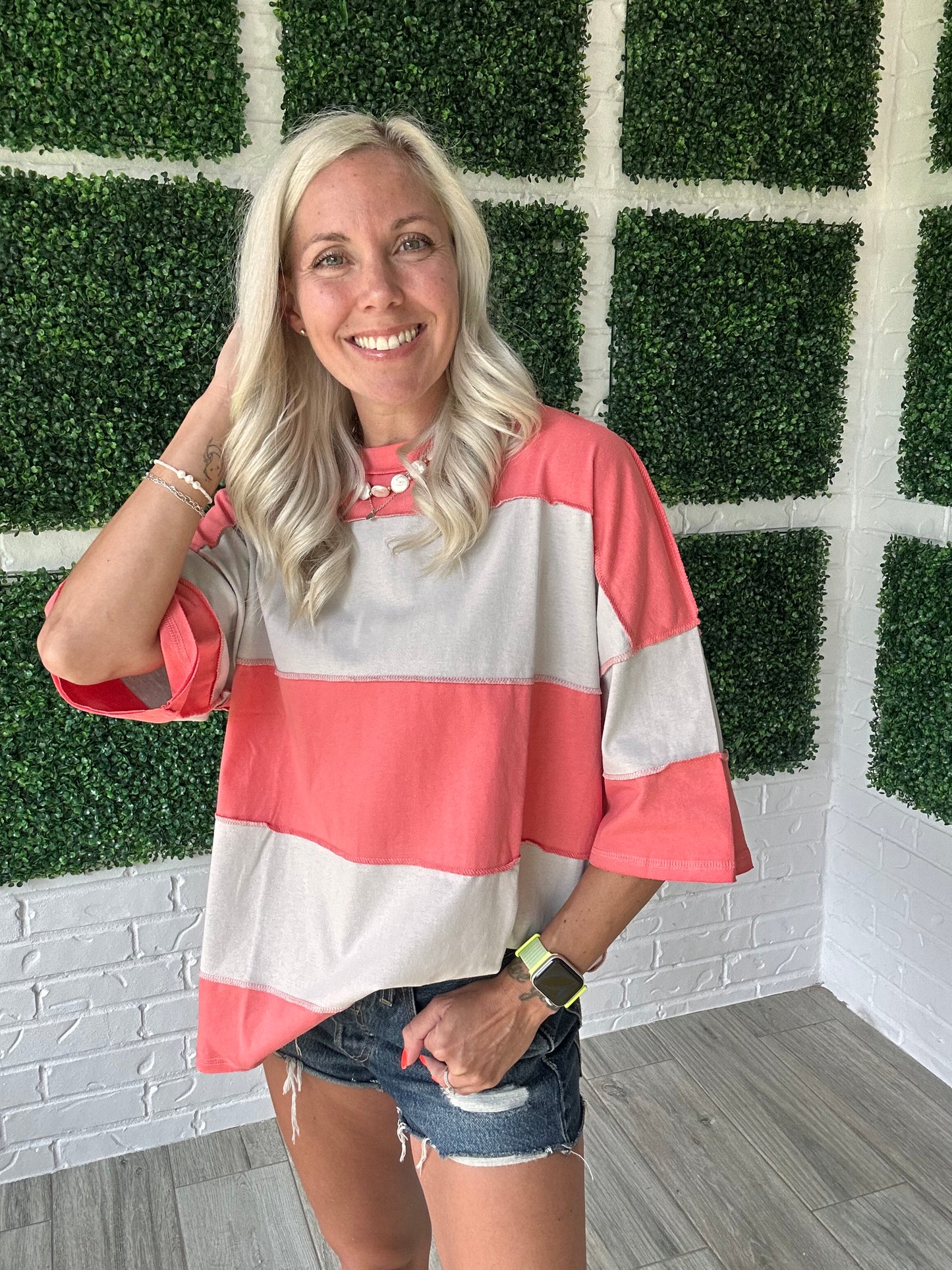 Bright Side Stripe Tee