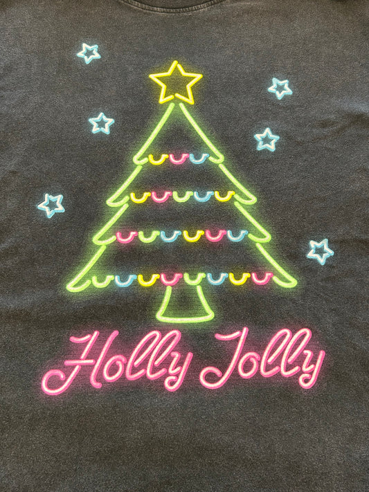 Neon Holly Jolly Tee