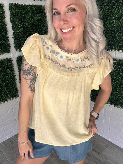 Buttercup Bloom Top