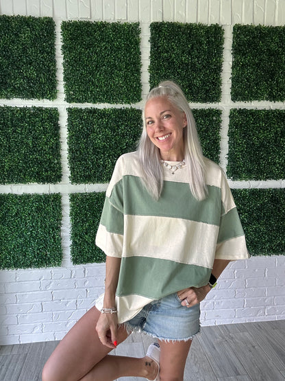 Bright Side Stripe Tee