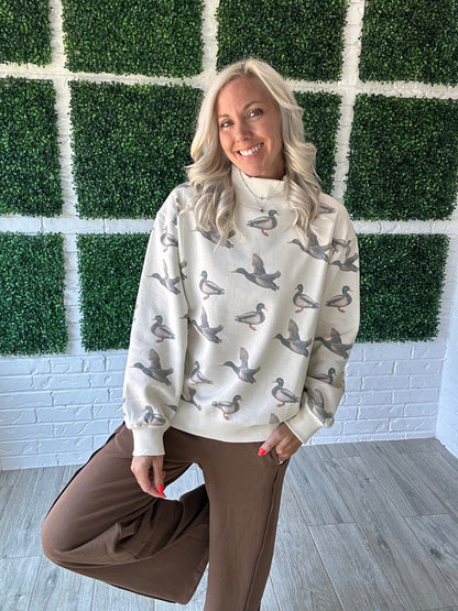 Flying Mallard Mockneck