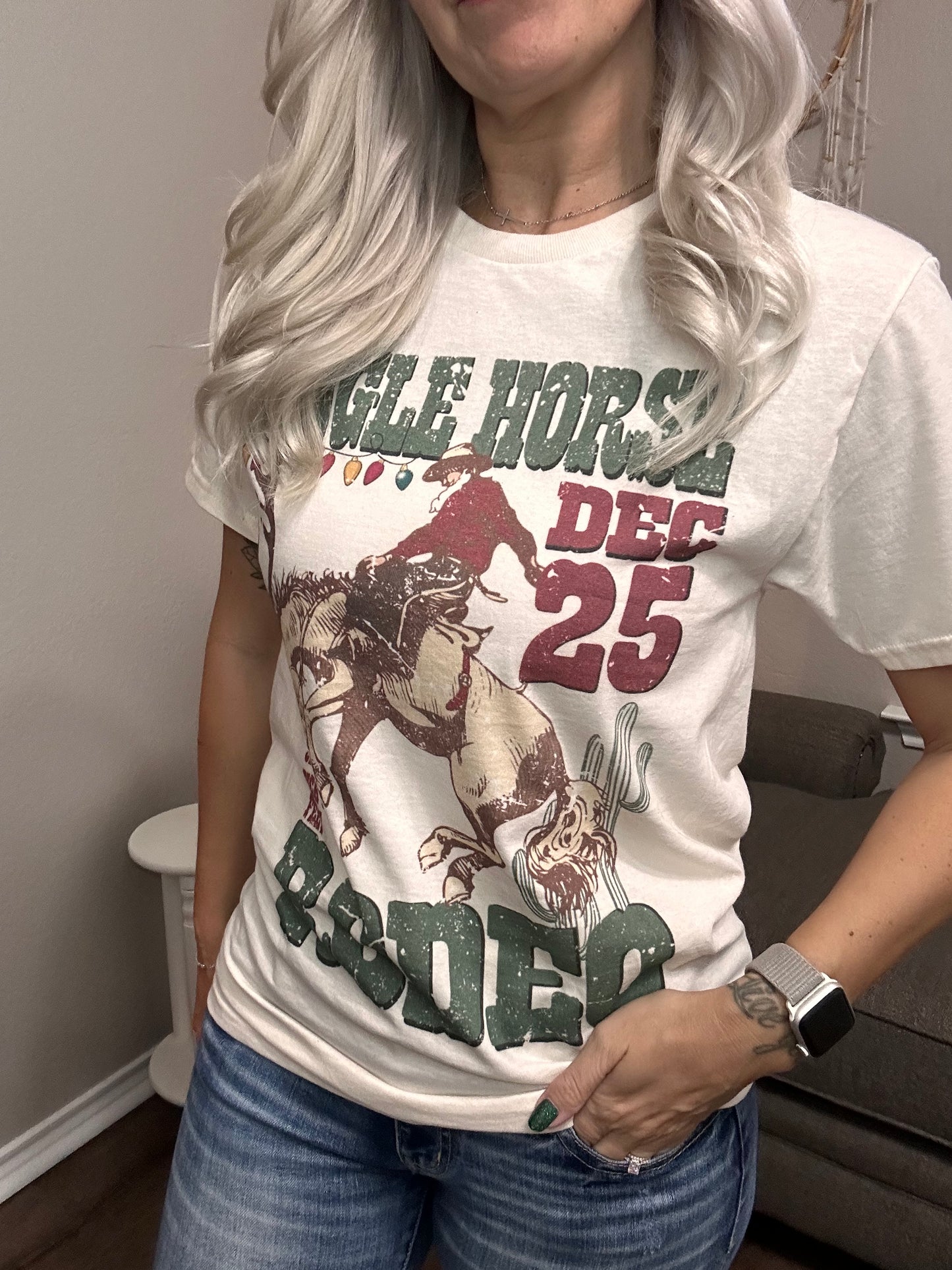 Rodeo Christmas Graphic Tee