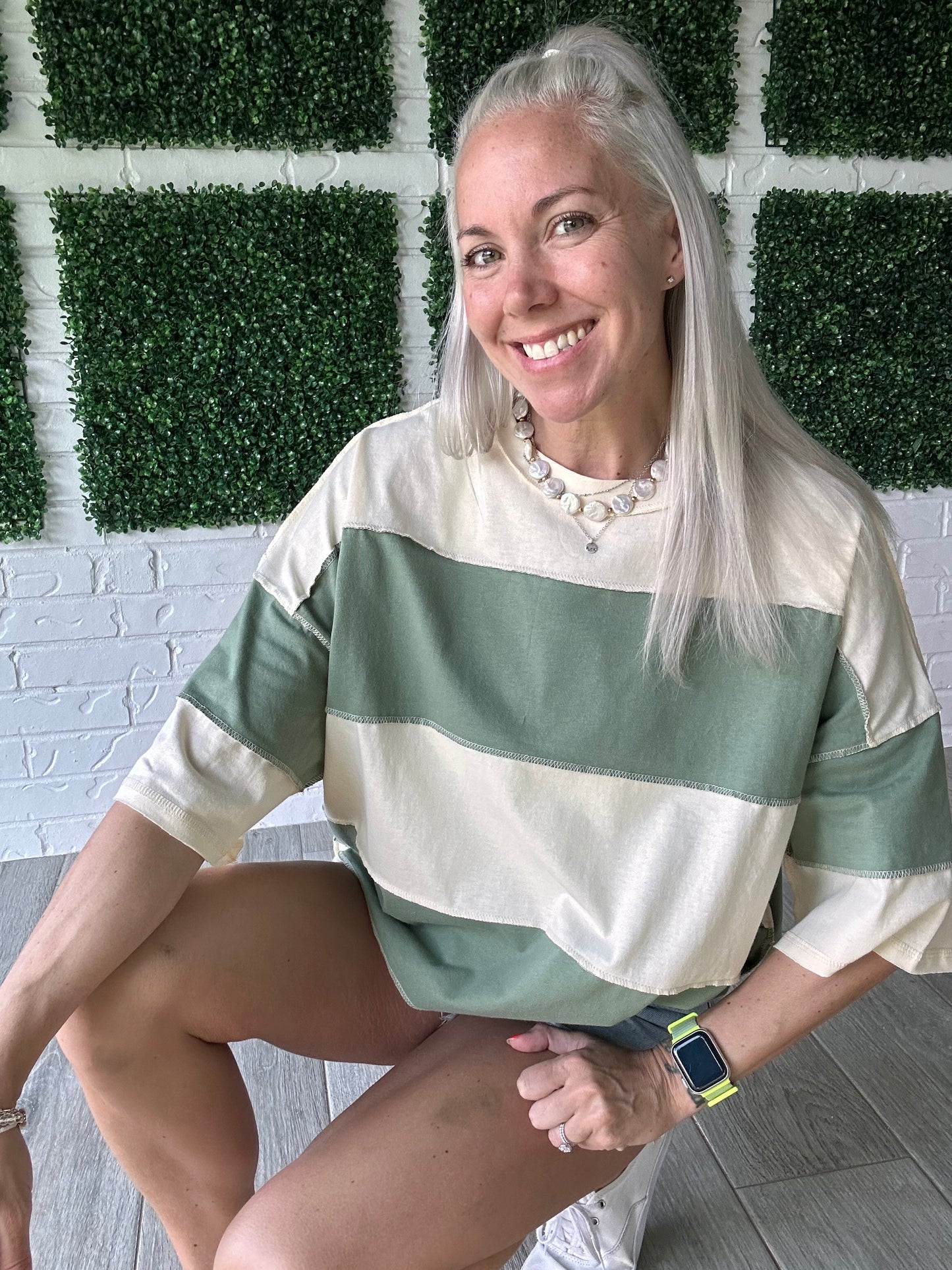 Bright Side Stripe Tee