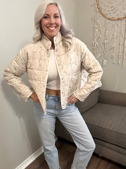 Blossom Patch Quilted Jacket