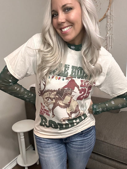 Rodeo Christmas Graphic Tee