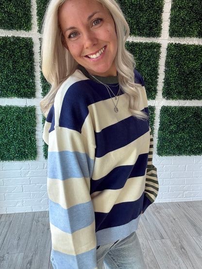 Trista Striped Sweater