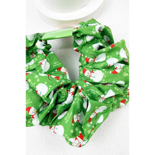 Big Size Christmas Fabric Hair Scrunchies