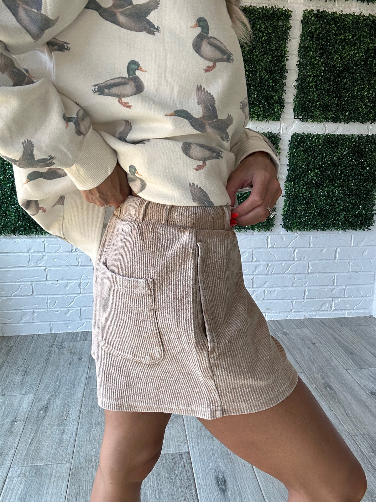 Moon Ryder Corded Short- Mocha