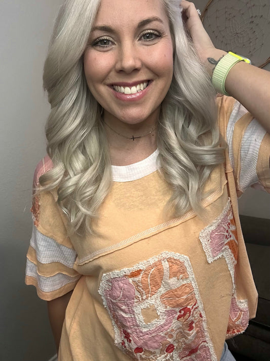 Rugby Patchwork Oversized T-Shirt