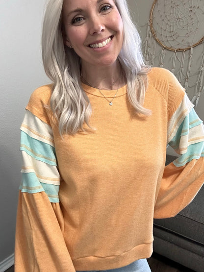 Peach Parade Pullover