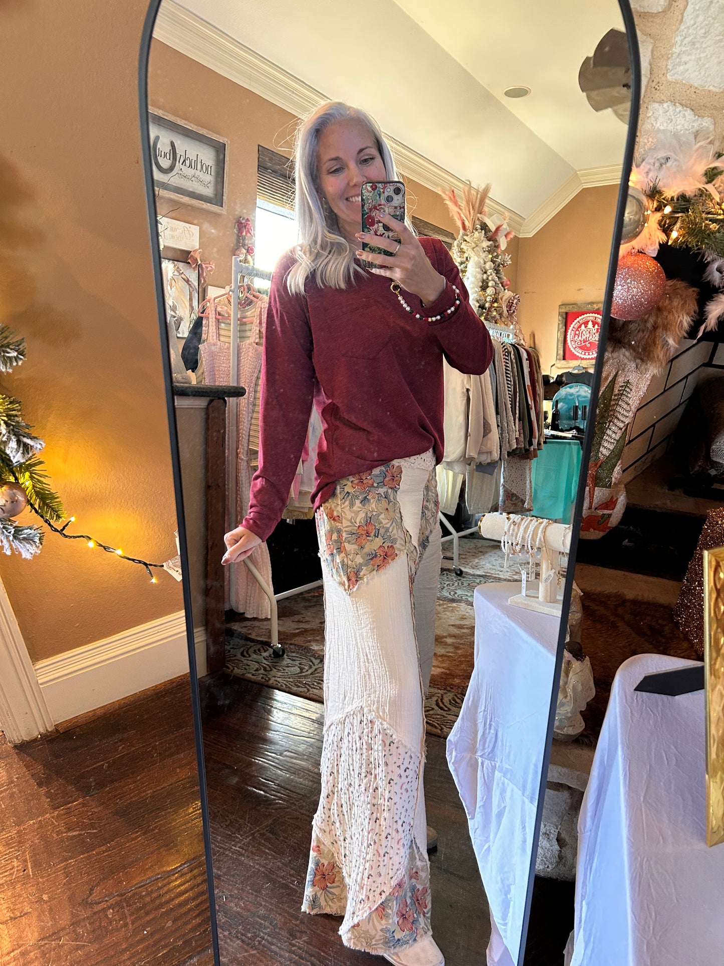 Coastal Bloom Boho Pant