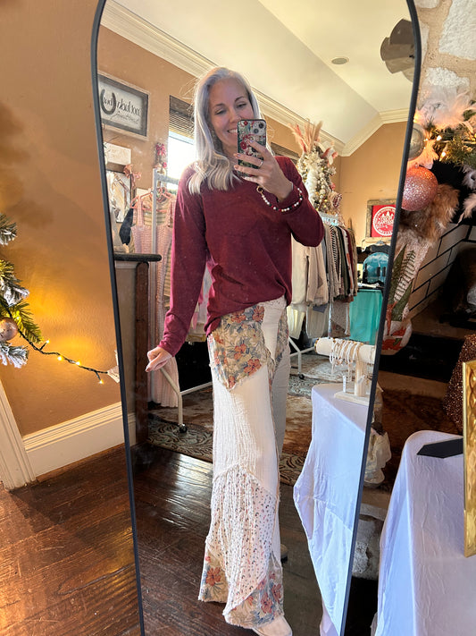 Coastal Bloom Boho Pant