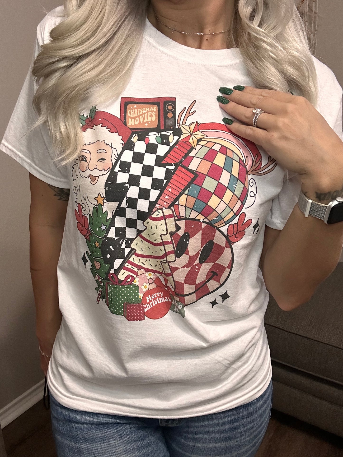 Retro Christmas Graphic Tee