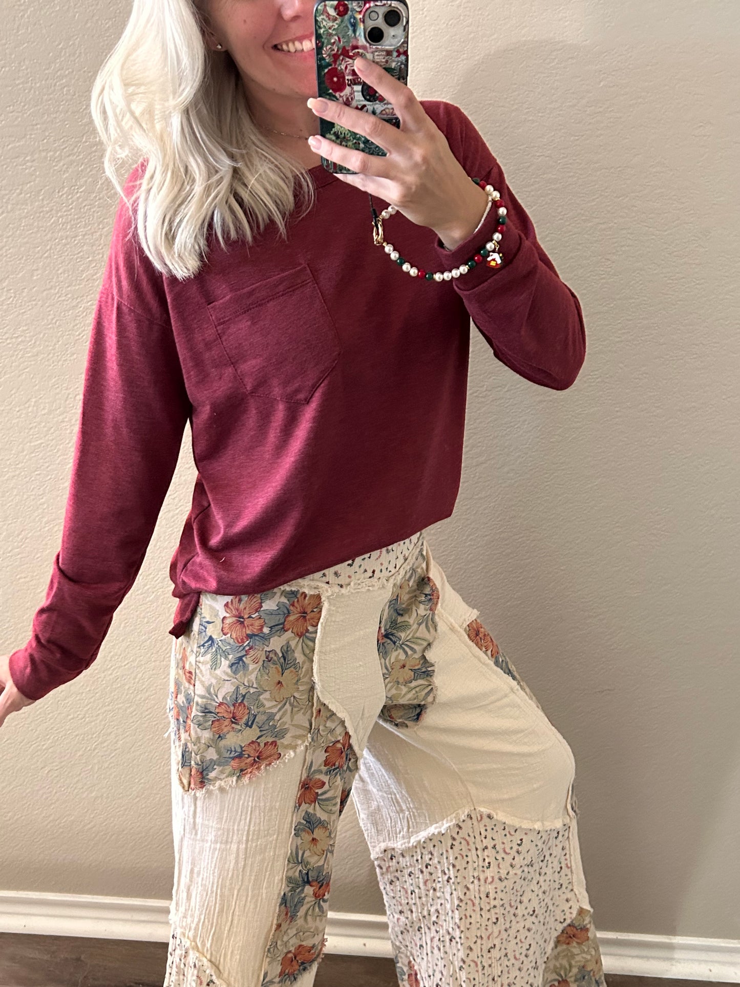 Coastal Bloom Boho Pant