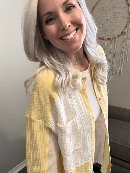 Sunlit Breeze Button Down